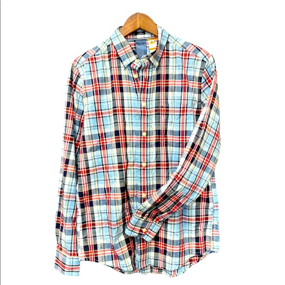 Tommy Hilfiger Men's Adaptive Long Sleeved Shirt - Picture 1 of 4